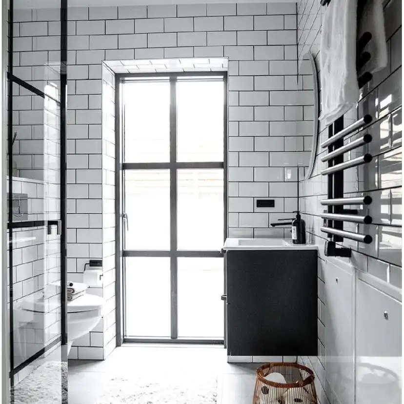 Kakel Tenfors Metro Vit Blank 10x20 cm