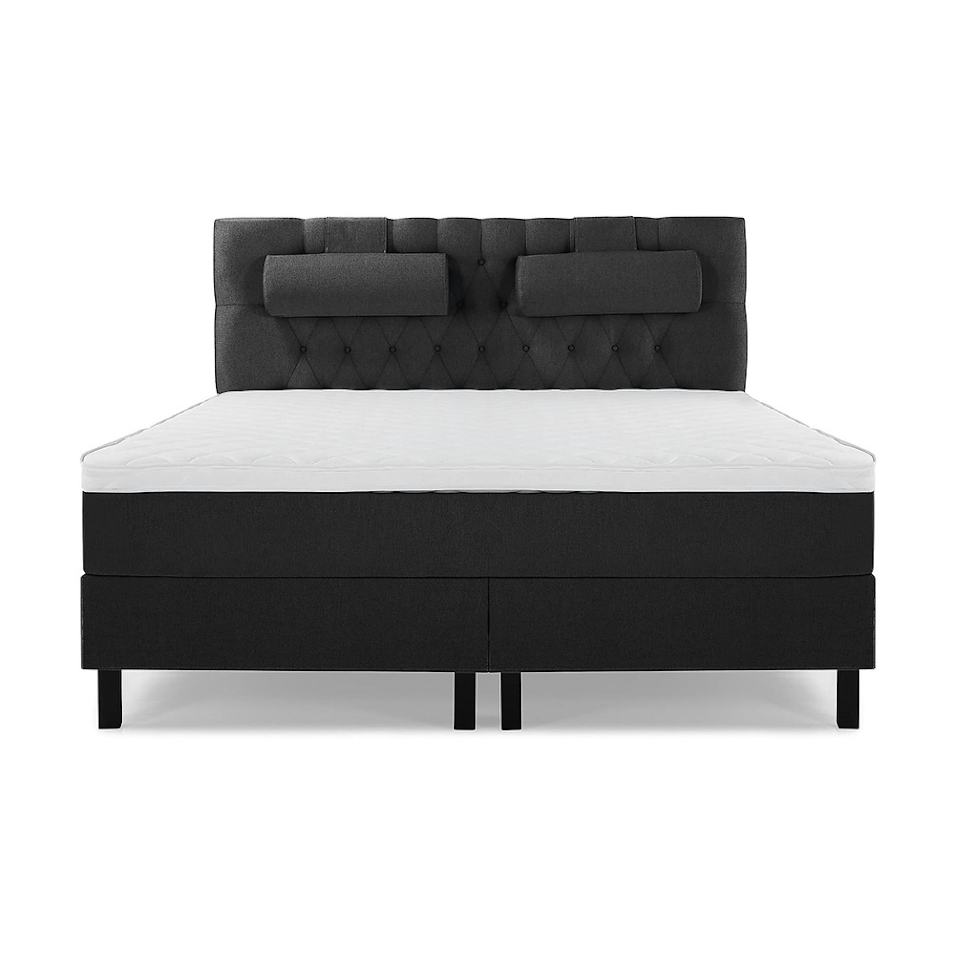 Kontinentalsäng Bedly Sängpaket Lucky Diamant 160x200 Svart Skum