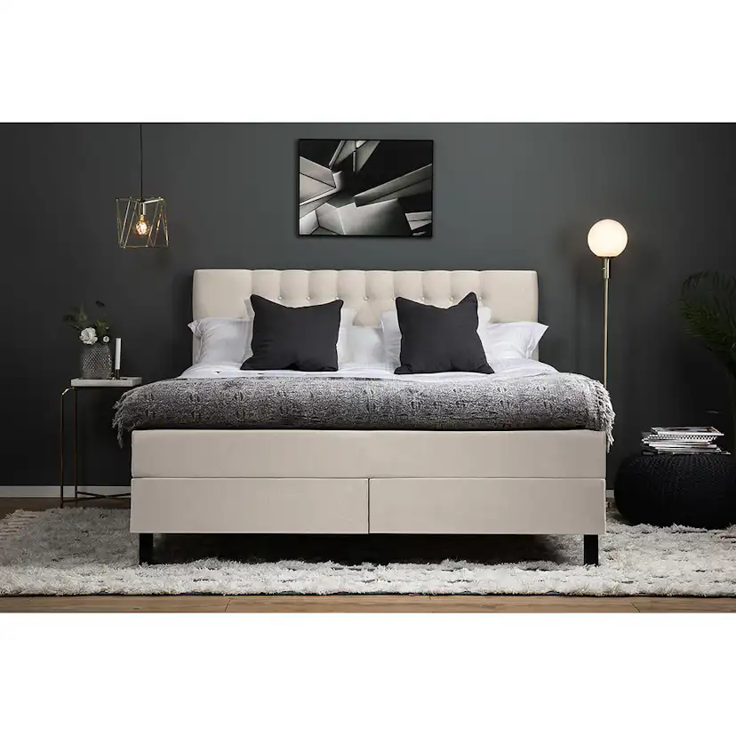 Kontinentalsäng Bedly Sängpaket Lucky Diamant 160x200 Skum