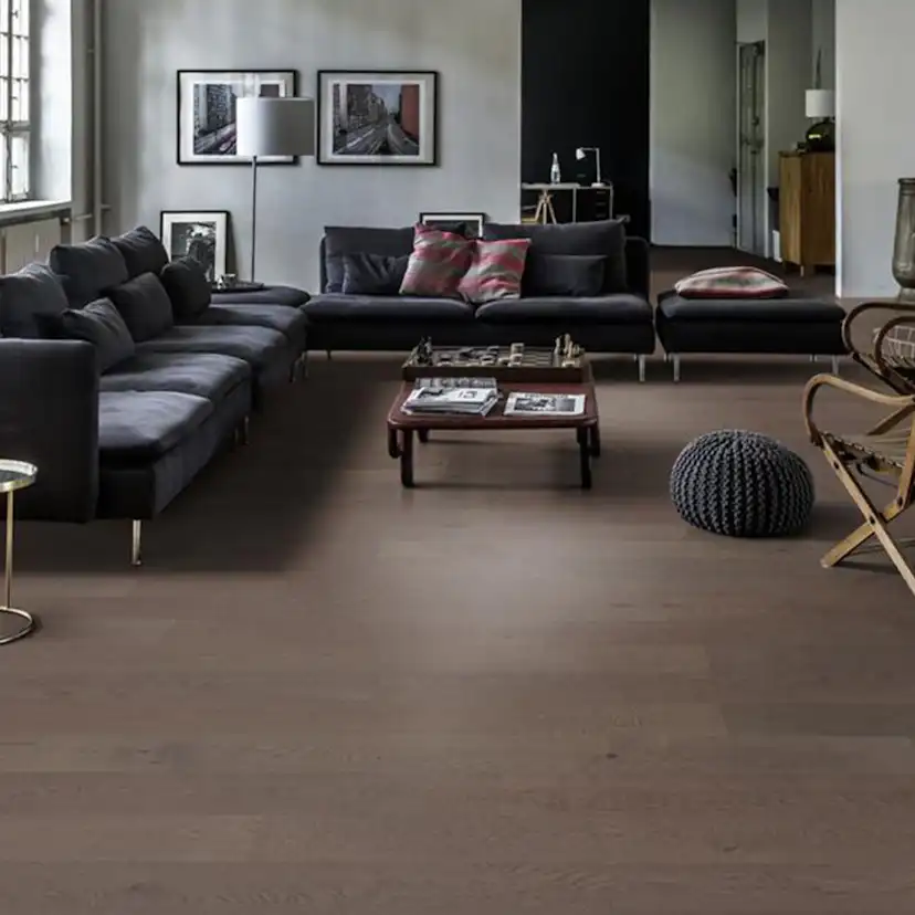 Parkettgolv Kährs Beyond Retro Charcoal Light Ultramatt Lack Ek 1-Stav