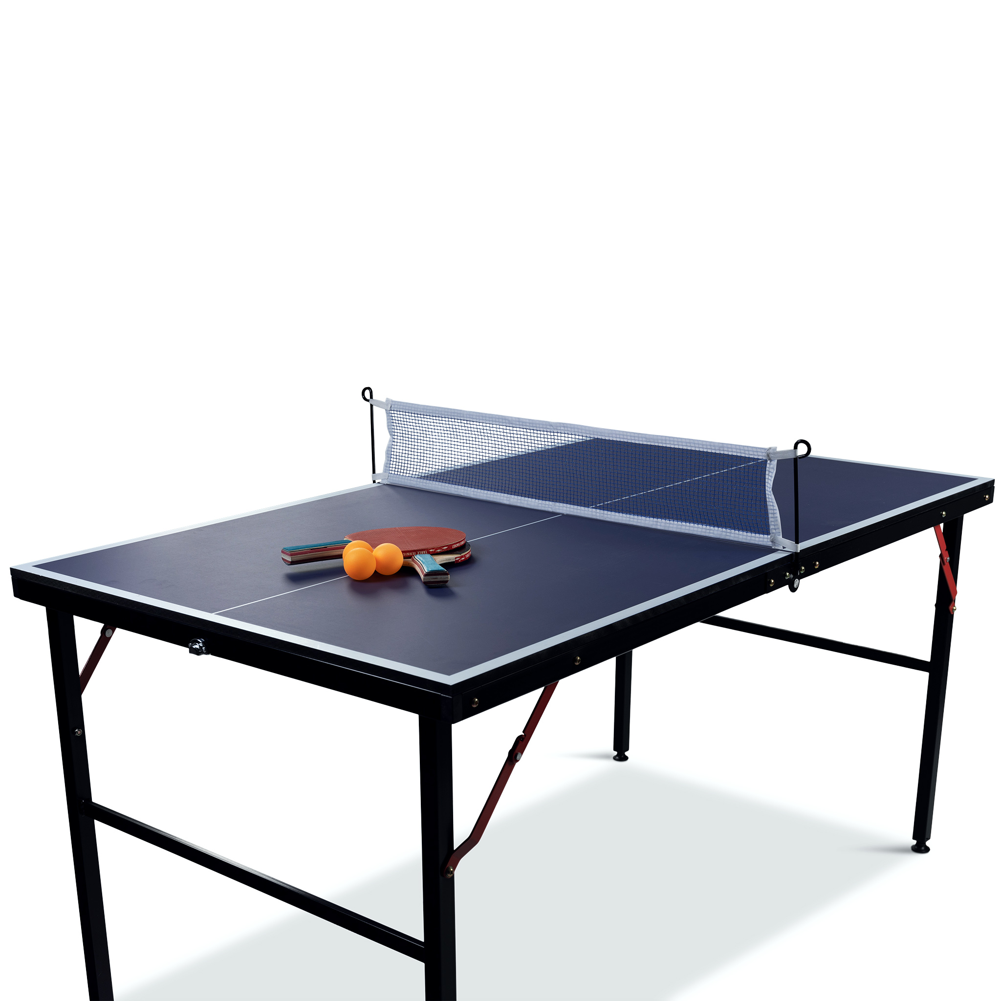 Pingisbord Trekkrunner Mini med Nät/2 Rack/3 Bollar