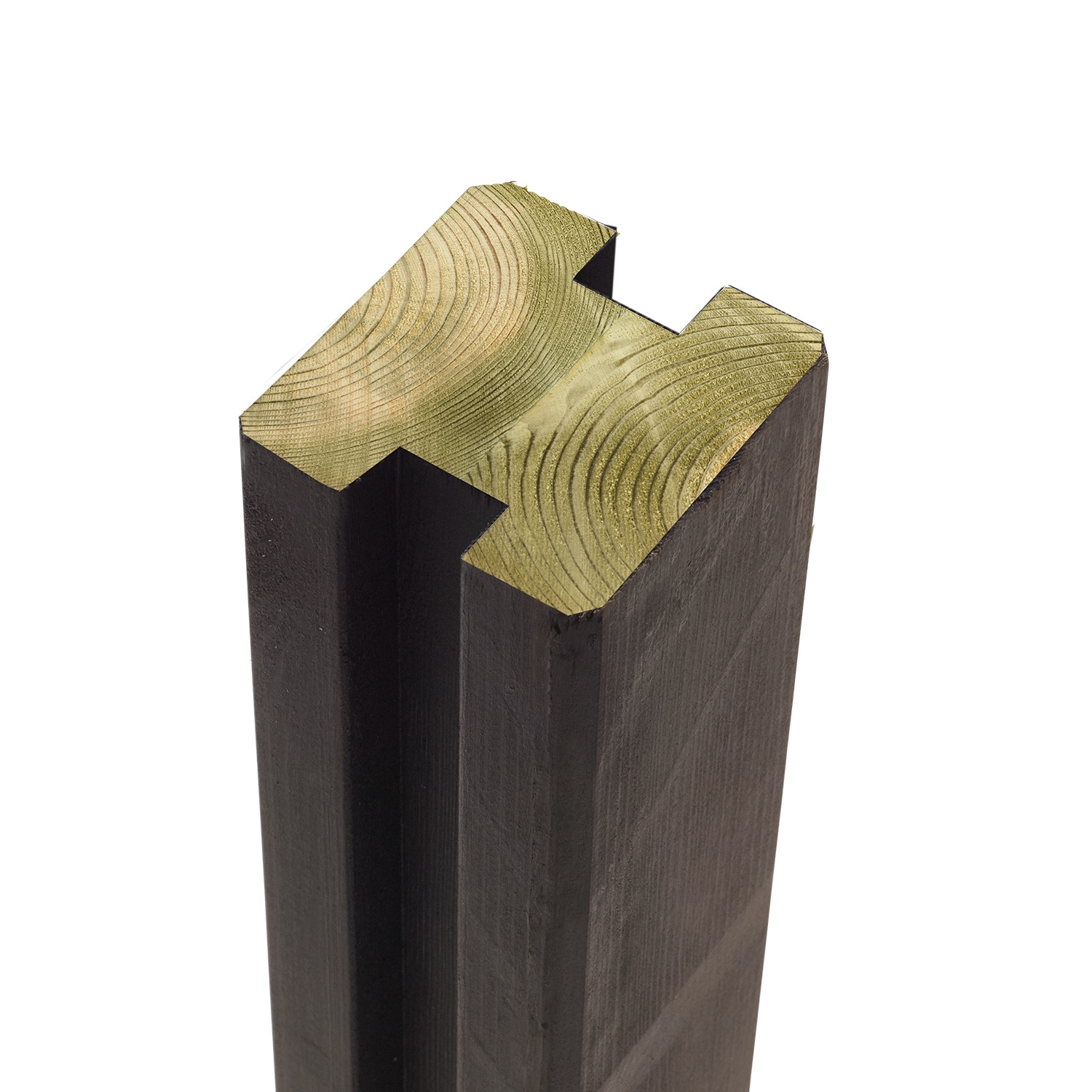 Omlimmade profilstolpar PLUS 2 spor - 9x9x188 cm