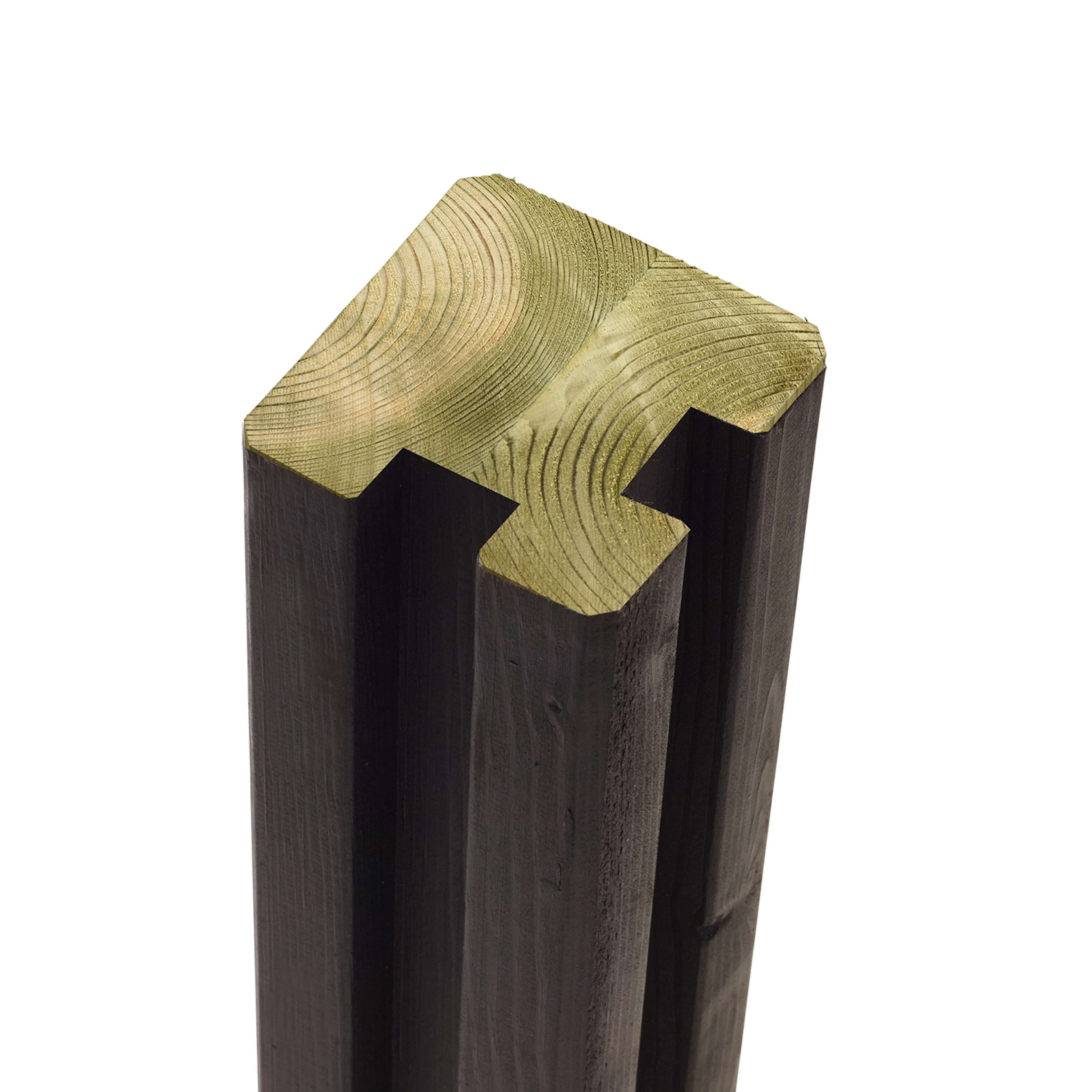 Omlimmade Hörn stolpar PLUS 2 spor - 9x9x188 cm