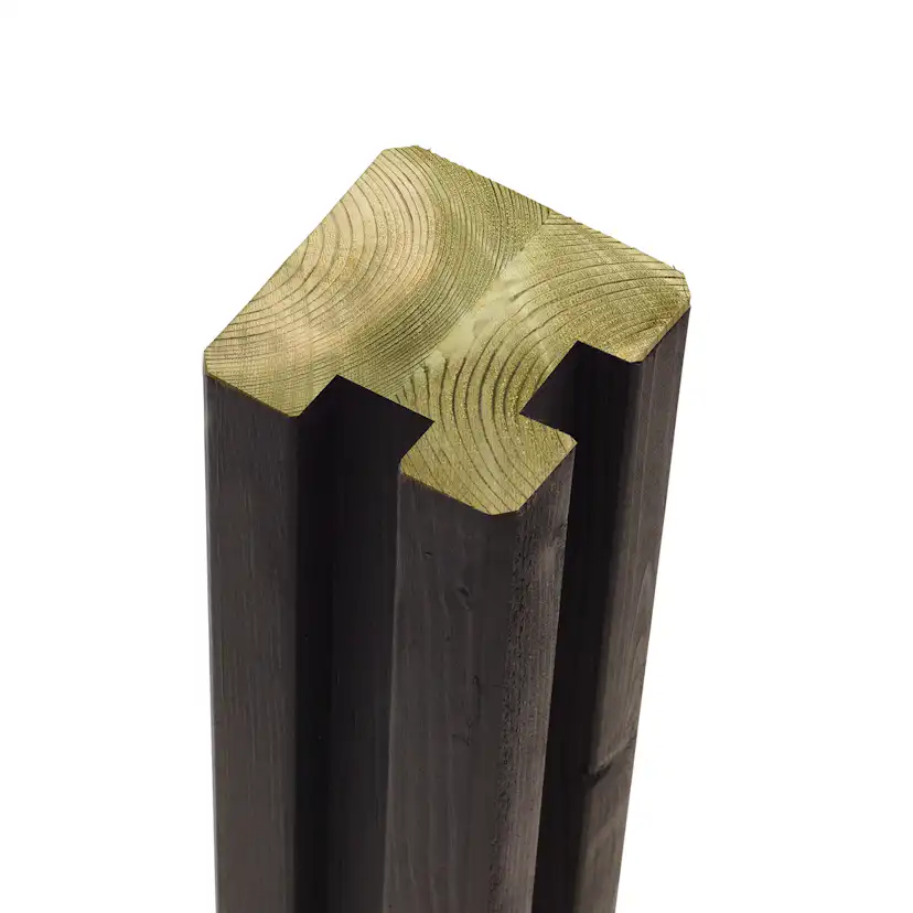 Omlimmade Hörn stolpar PLUS 2 spor - 9x9x188 cm