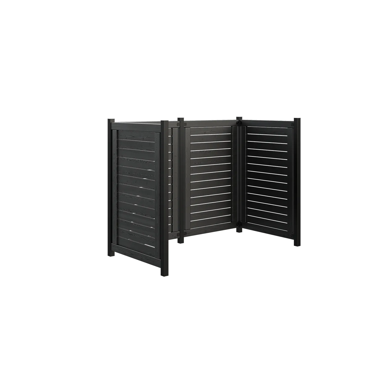 Avfallsskjul PLUS Lund 165x85x124 cm