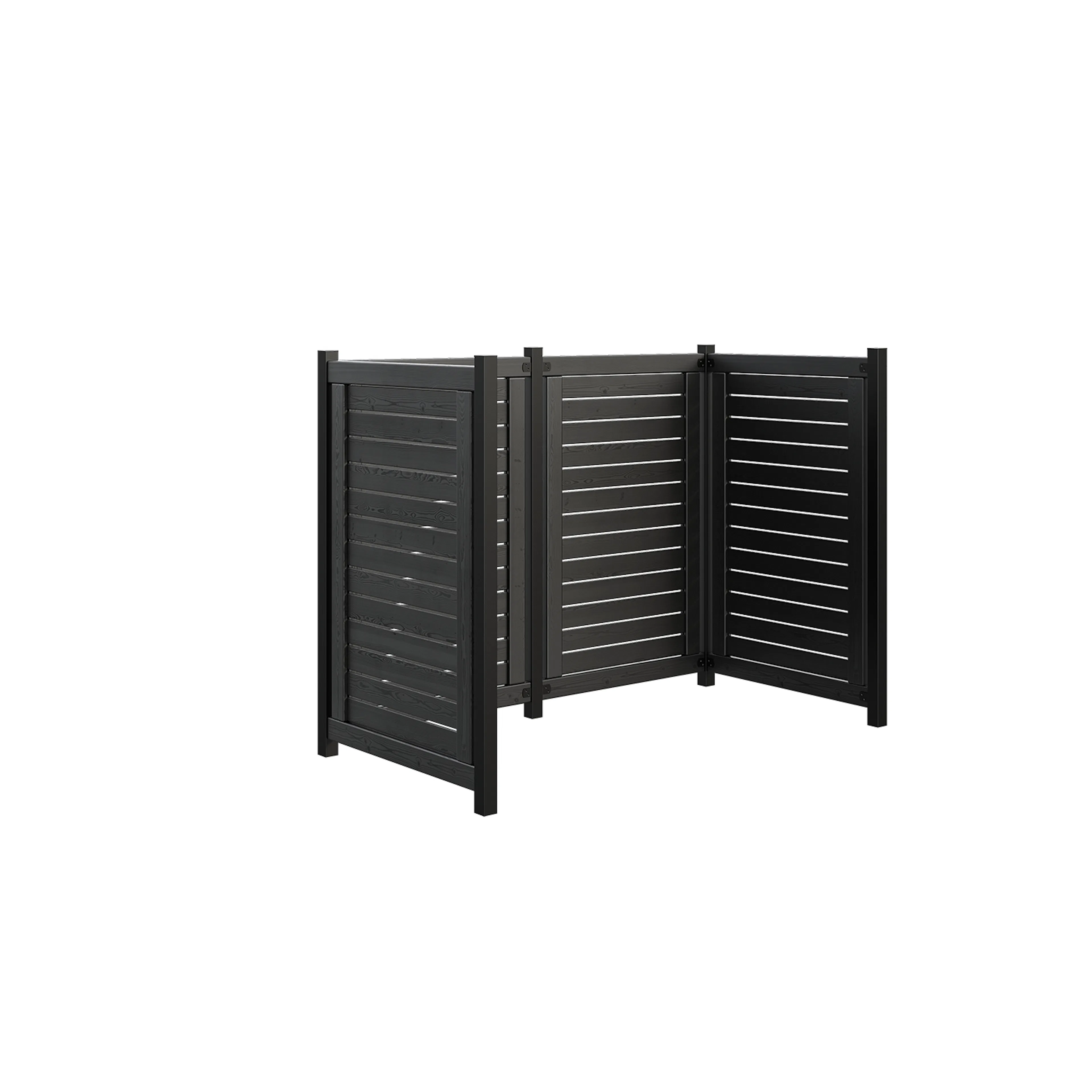 Avfallsskjul PLUS Lund 165x85x124 cm