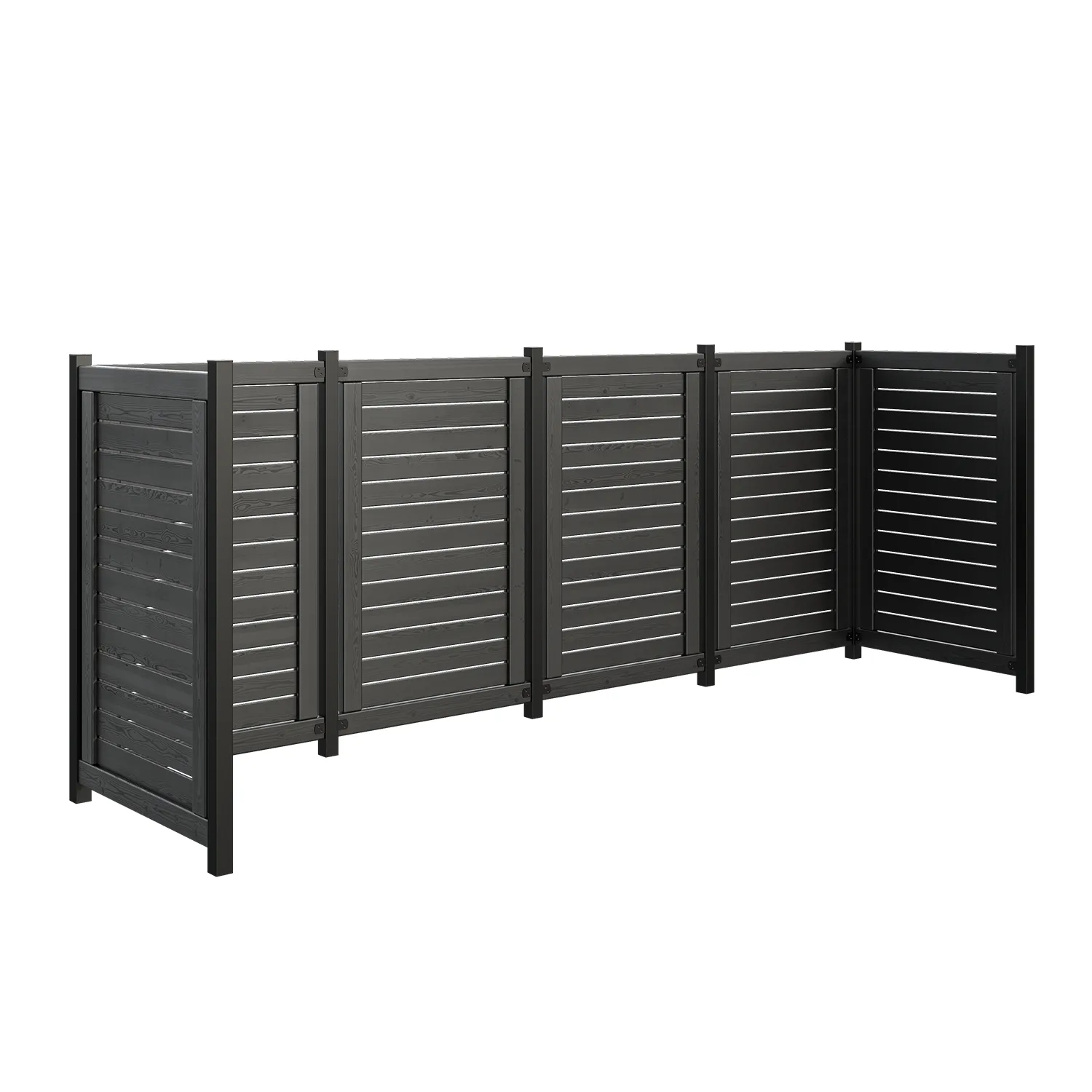 Avfallsskjul PLUS Lund 325x85x124 cm