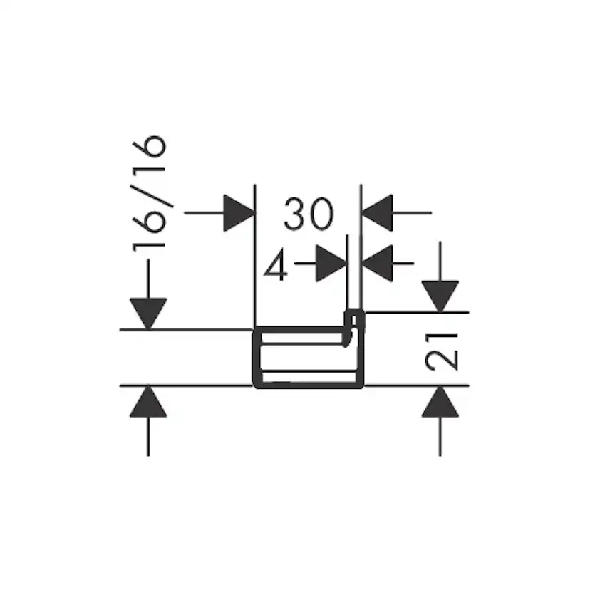 Handdukskrok Hansgrohe AddStoris 41742