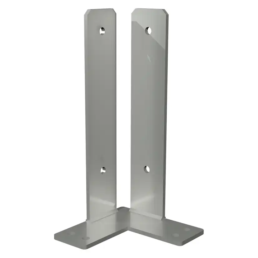 Hörna PLUS stolparfot för fundament För stolpar 9x9 cm - höjd 30 cm