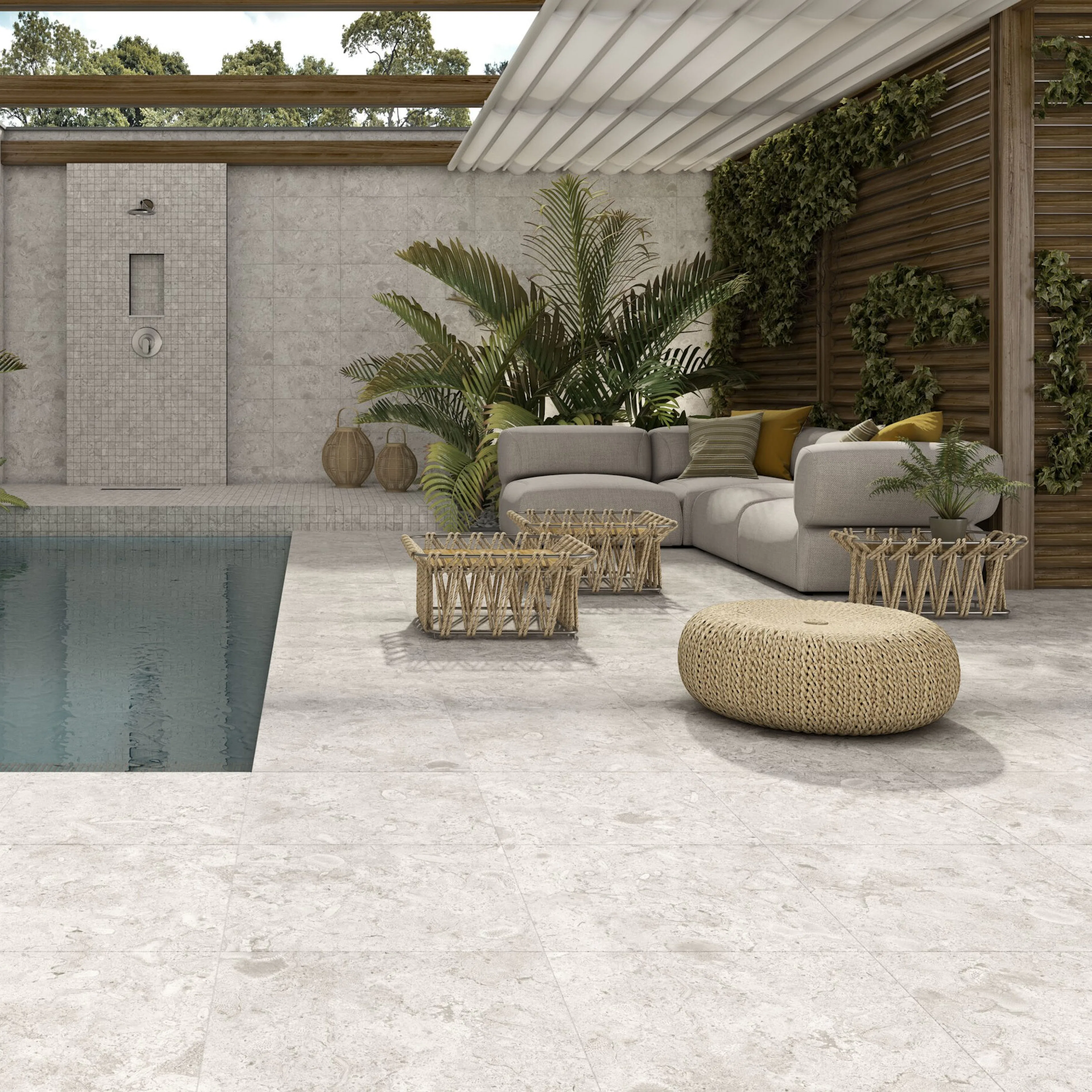 Klinker Tenfors Coralina Perla Matt 60x60 cm