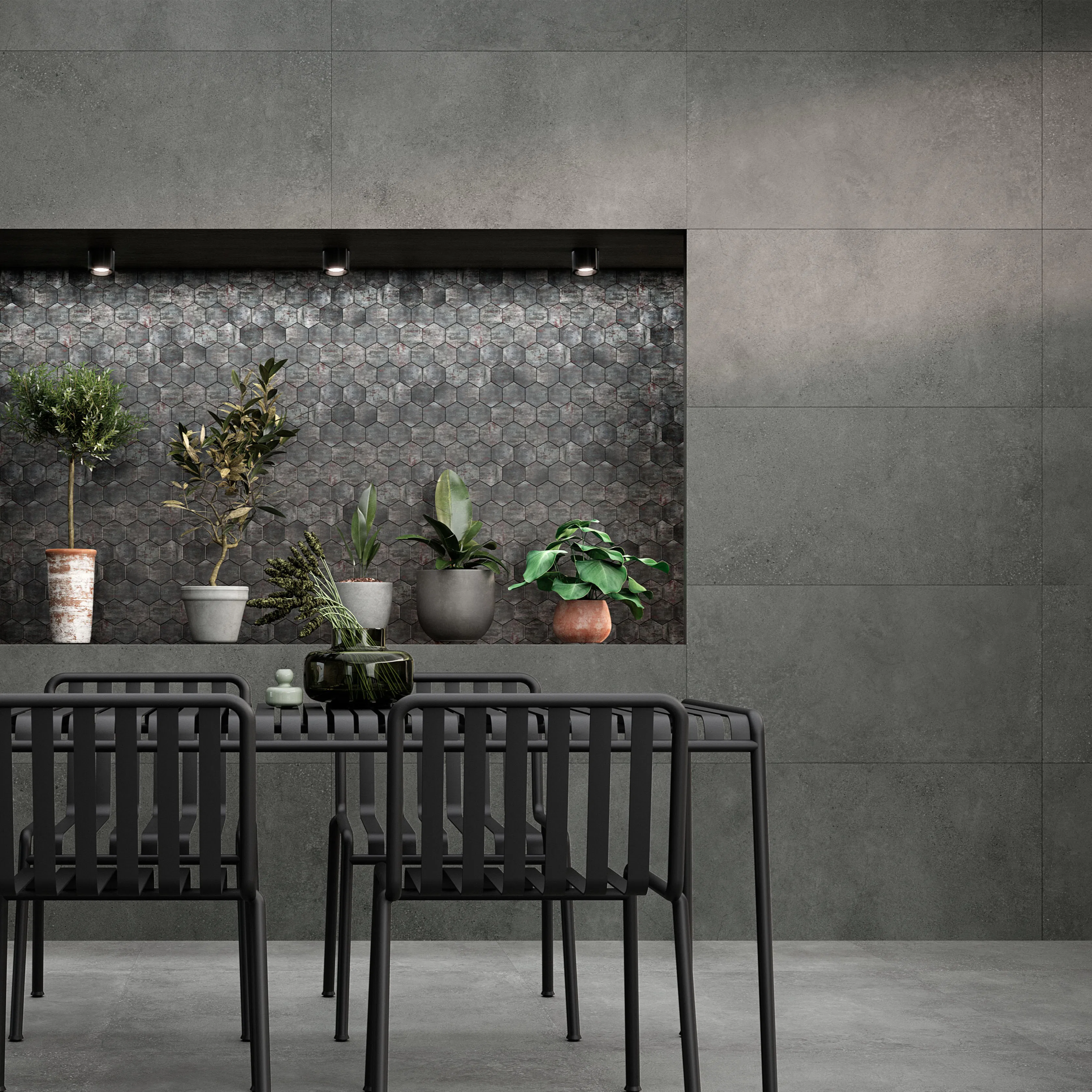 Klinker Tenfors Intergra Graphite 60x60 cm