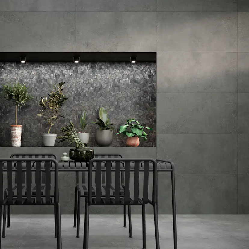 Klinker Tenfors Intergra Graphite 60x60 cm