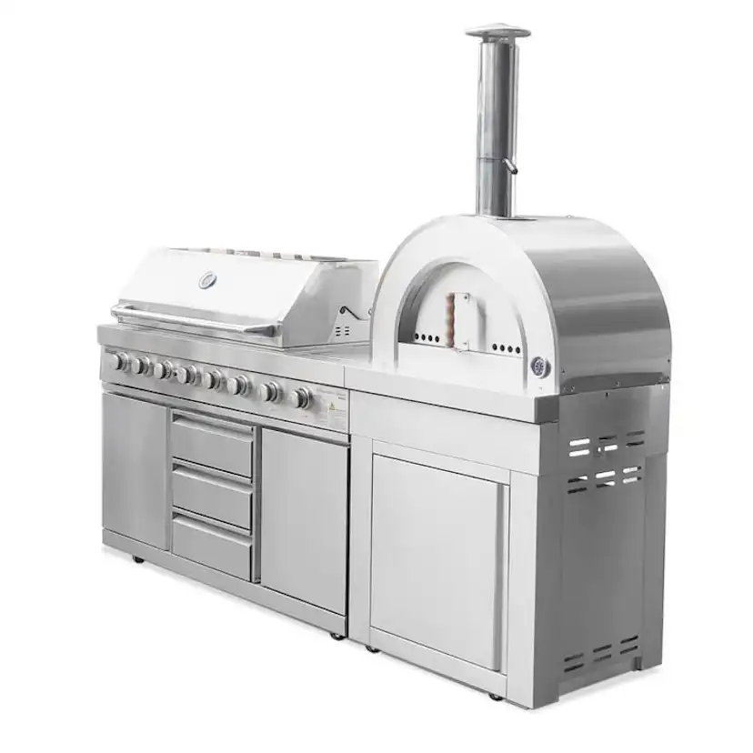 Vedeldad Pizzaugn Myoutdoorkitchen Classic Line Stainless Modul Naples