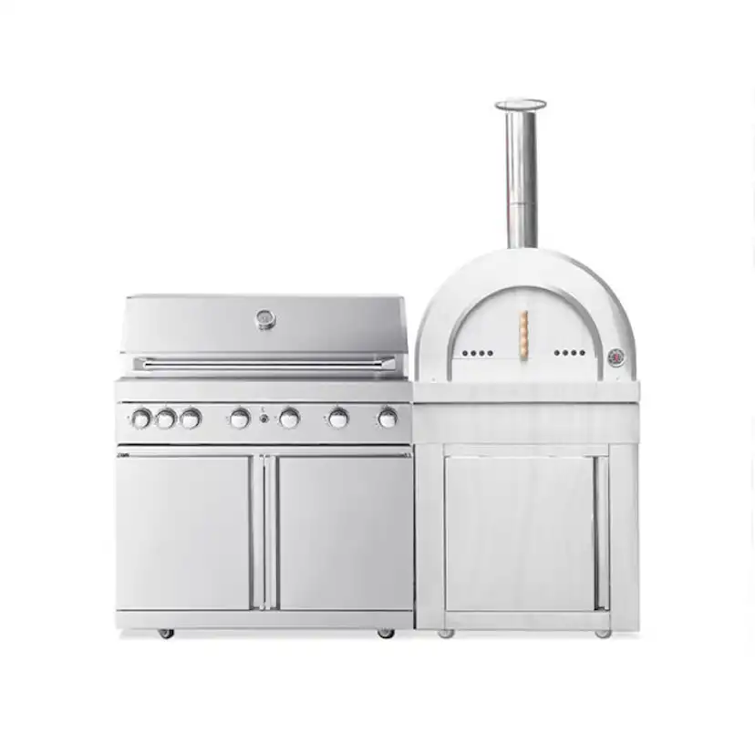Vedeldad Pizzaugn Myoutdoorkitchen Classic Line Stainless Modul Naples
