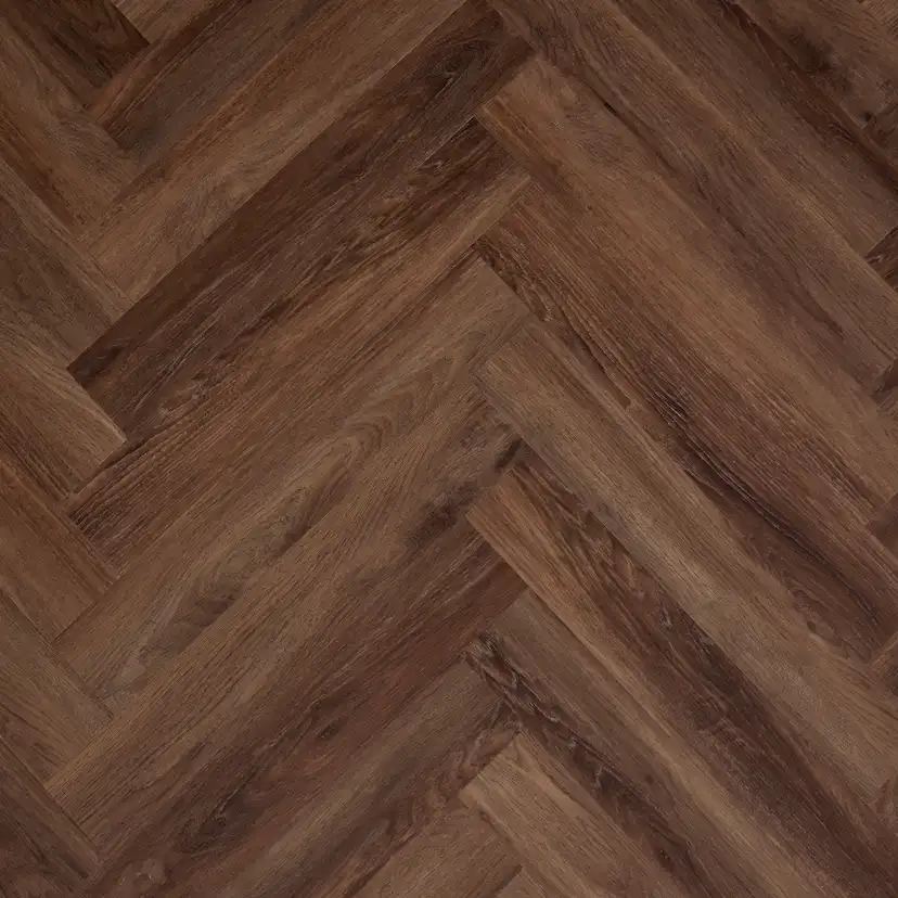 Vinylgolv Novego Classic Fiskbensmönster - Smoked Oak