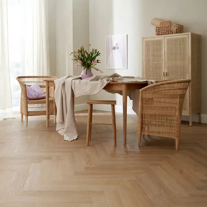 Vinylgolv Novego Plus Fiskben - Glasgow Ek mönster