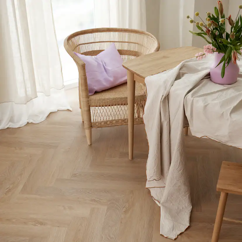 Vinylgolv Novego Plus Fiskben - Glasgow Ek mönster