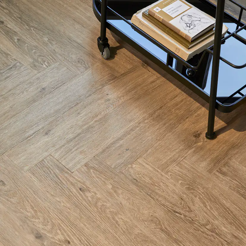 Vinylgolv Novego Classic Fiskbensmönster - Natural Oak