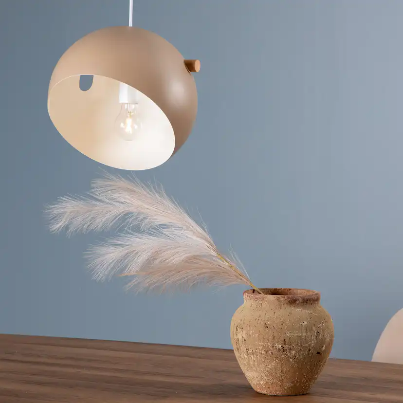 Taklampa Venture Home Todd Beige 1L