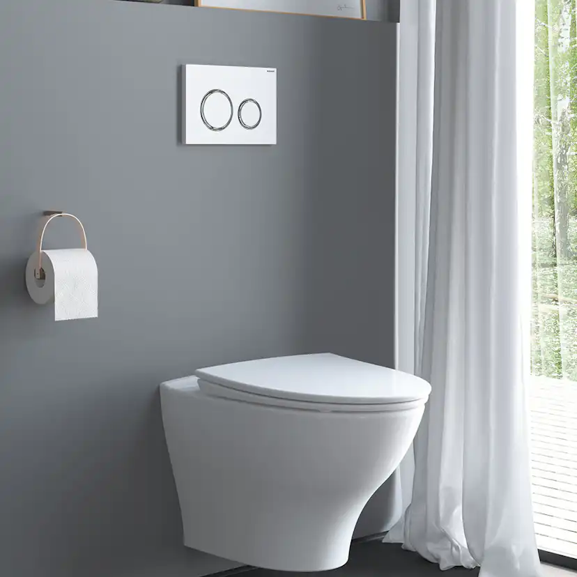 Vägghängd Toalettstol Ifö Vinta Art Rimfree