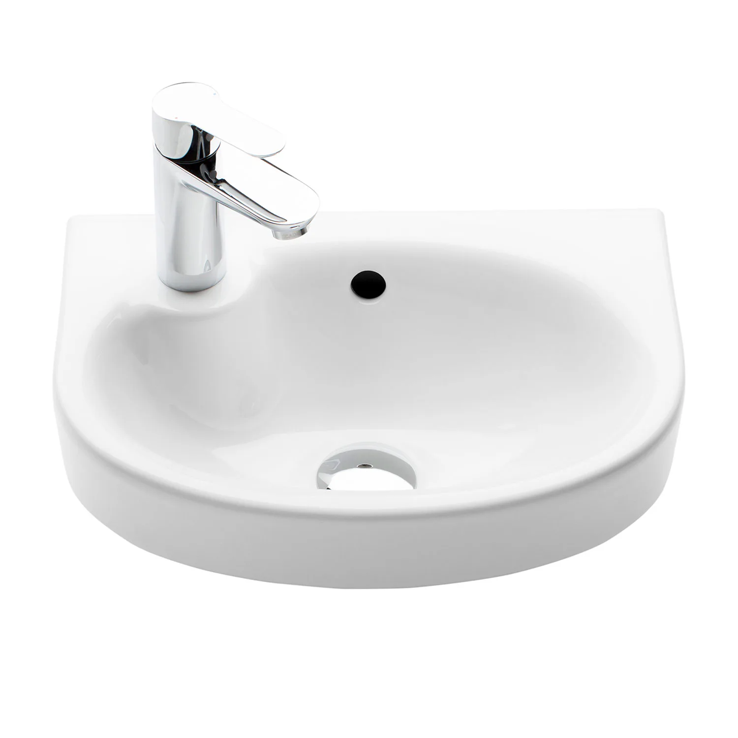 Tvättställ Ifö Vinta Asymmetriskt Rund 400 mm