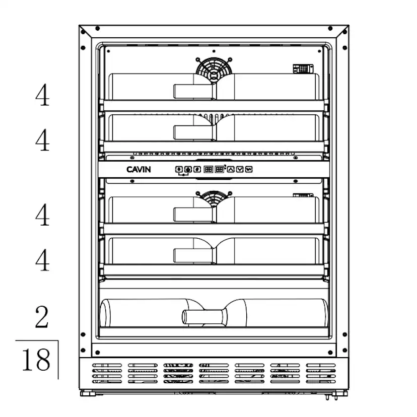 Vinkyl Cavin Arctic Collection 60D Shallow ACD60SFGB