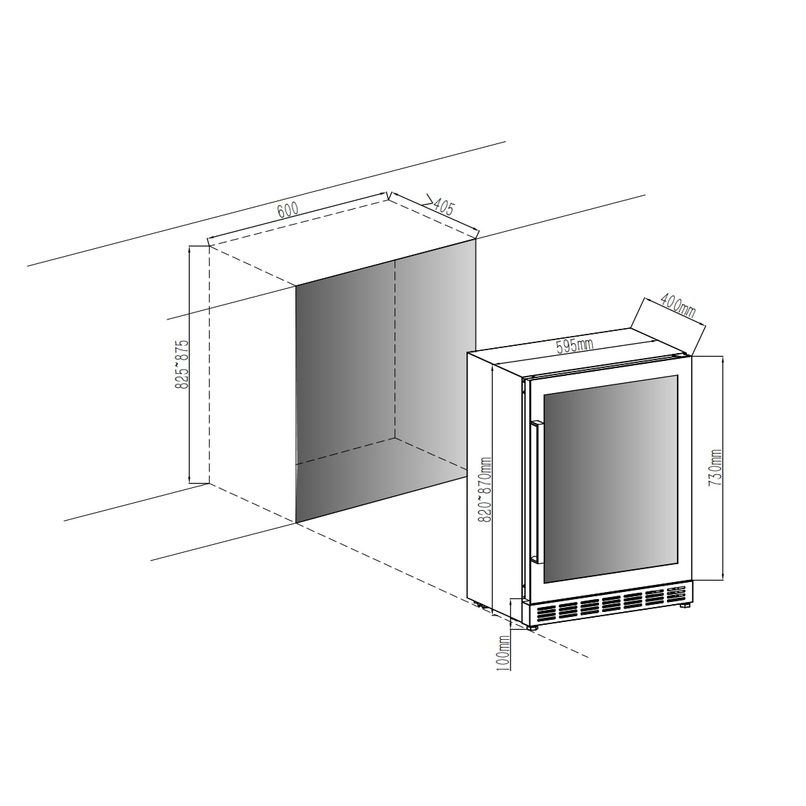 Vinkyl Cavin Arctic Collection 60D Shallow ACD60SFGB