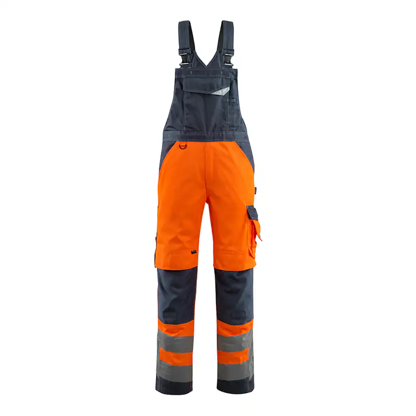 Hängselbyxor med knäfickor Mascot Safe 15569-860