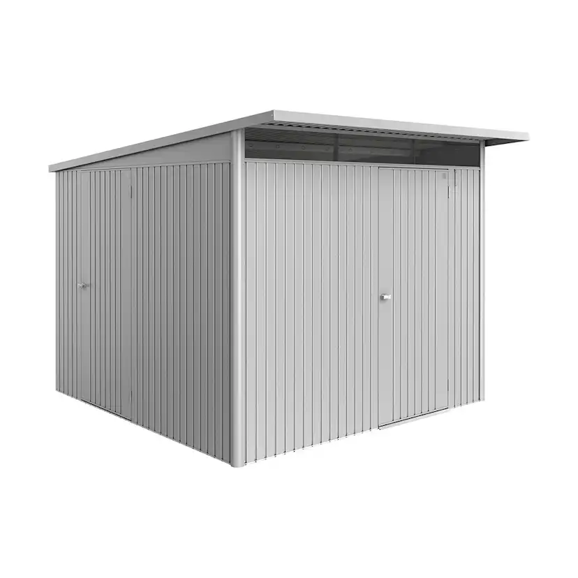 Redskapsbod Biohort Avantgarde Eco A7 Metallic Silver Standarddörr