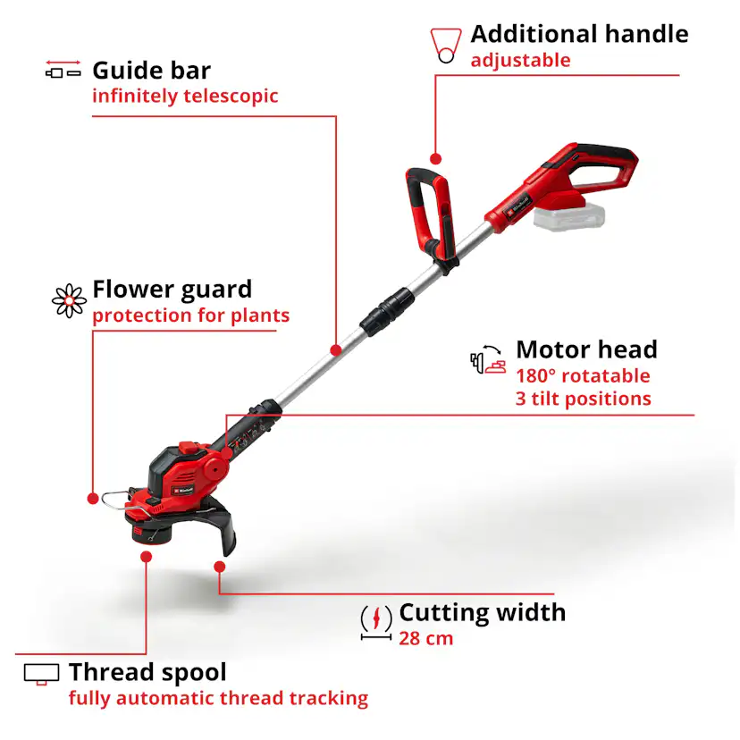 Grästrimmer Einhell GE-CT 18/28 Solo
