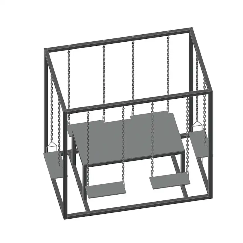 Pergolagunga Jabo Med Bord För 6 Personer 2200x1400x2100 mm