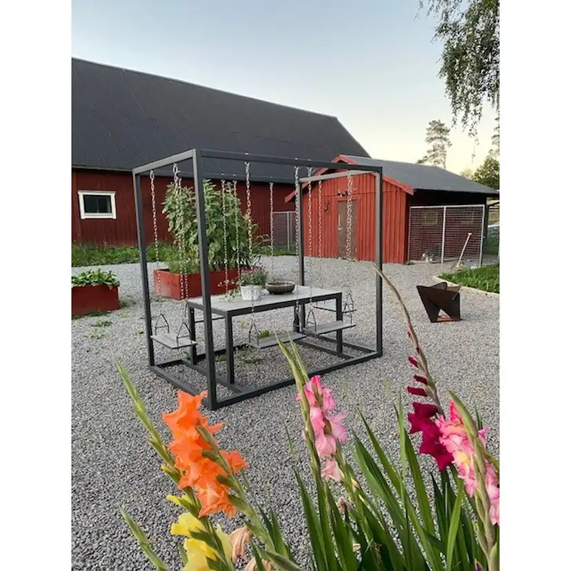 Pergolagunga Jabo Med Bord För 6 Personer 2200x1400x2100 mm