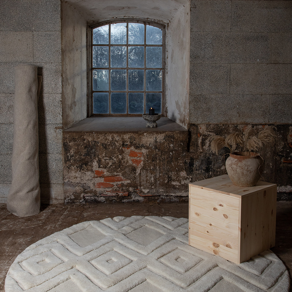 Ullmatta Vind Dahlia Rund ø200 cm