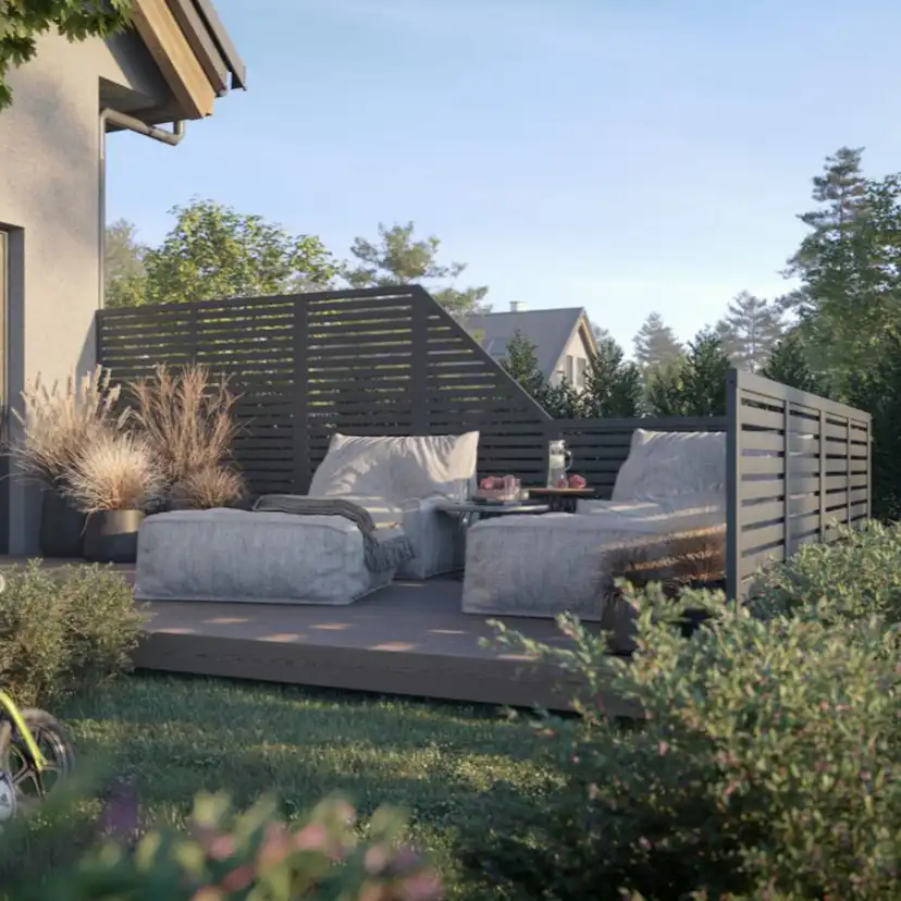 Skärm Palmako Nina1 180x180 cm