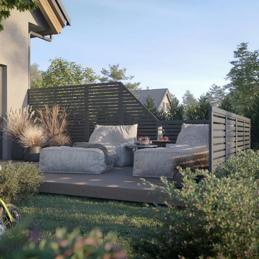 Skärm Palmako Nina2 90x180 cm