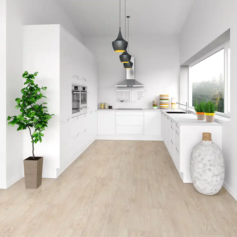 Vinylgolv Forbo Enduro Click med Klickfunktion White pine/Beige