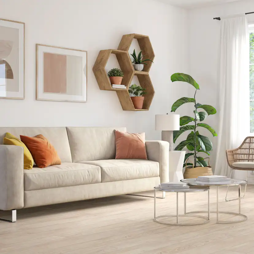 Vinylgolv Forbo Enduro Click med Klickfunktion White pine/Beige