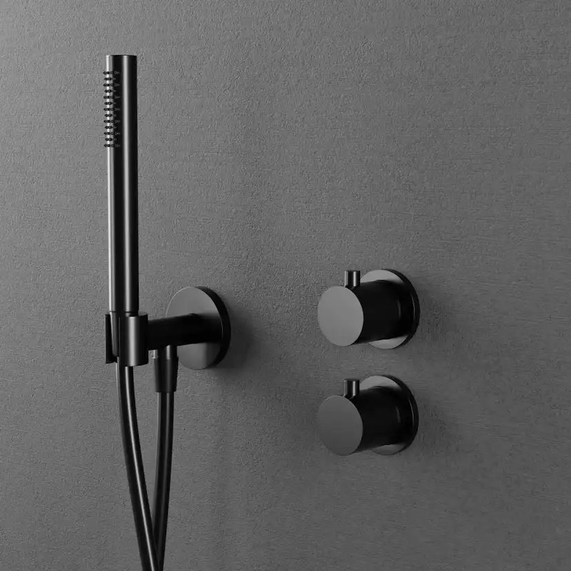 Takduschset Scandtap Steel Harmonized 2Z för Inbyggnad