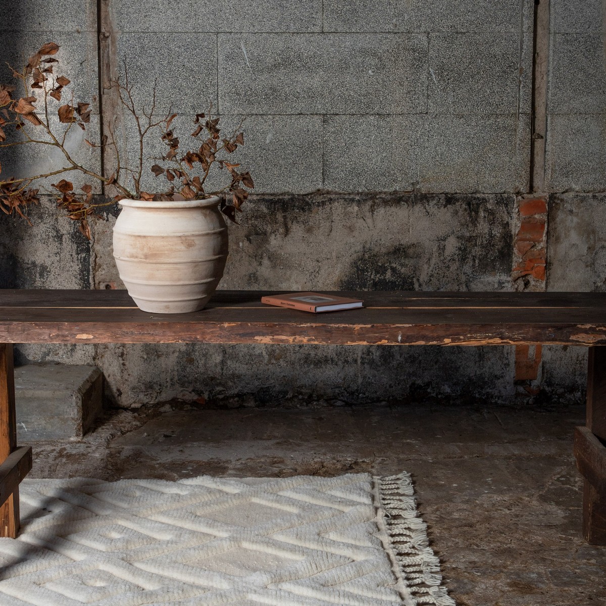 Flatvävd Matta Venture Home Dahlia Ull