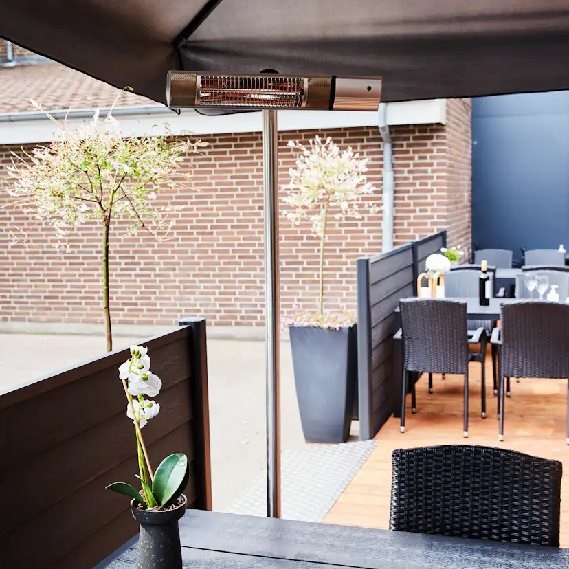 Terrassvärmare HORTUS 1500W Golvmodell GT inkl. Fjärrkontroll