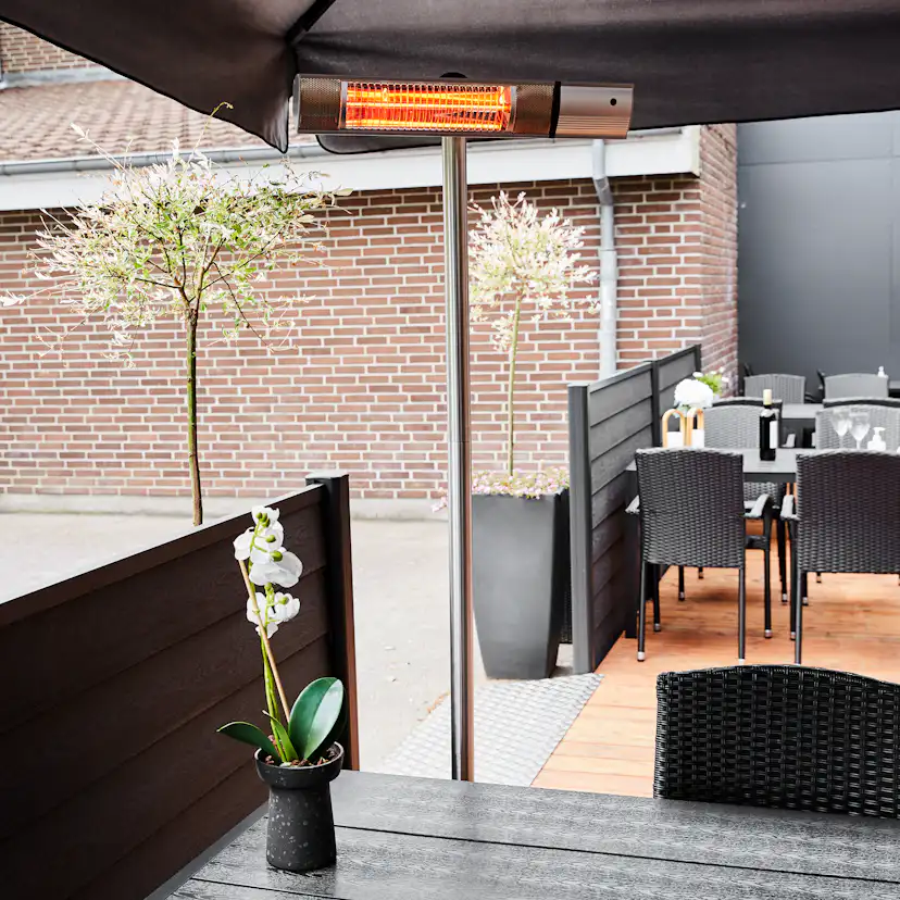 Terrassvärmare HORTUS 1500W Golvmodell GT inkl. Fjärrkontroll