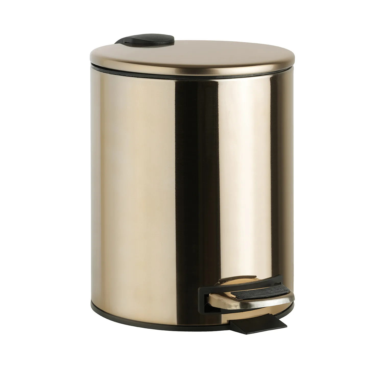 Papperskorg BEMETA Brilo i Mässing med Soft Close & Guld Finish