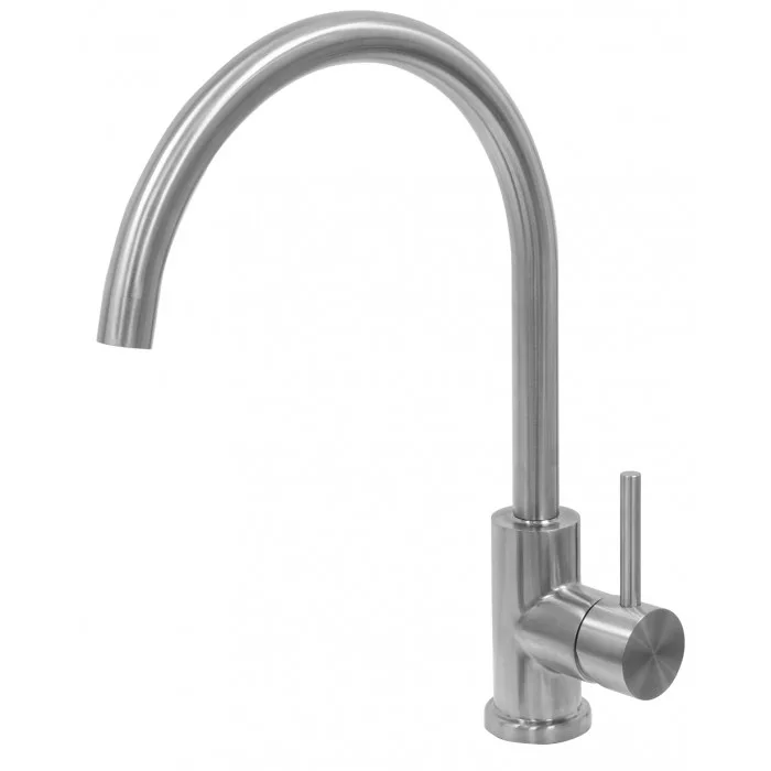 Köksblandare Strand Stainless Solid SO-1007E Rostfri Engreppsblandare Svängbar Pip