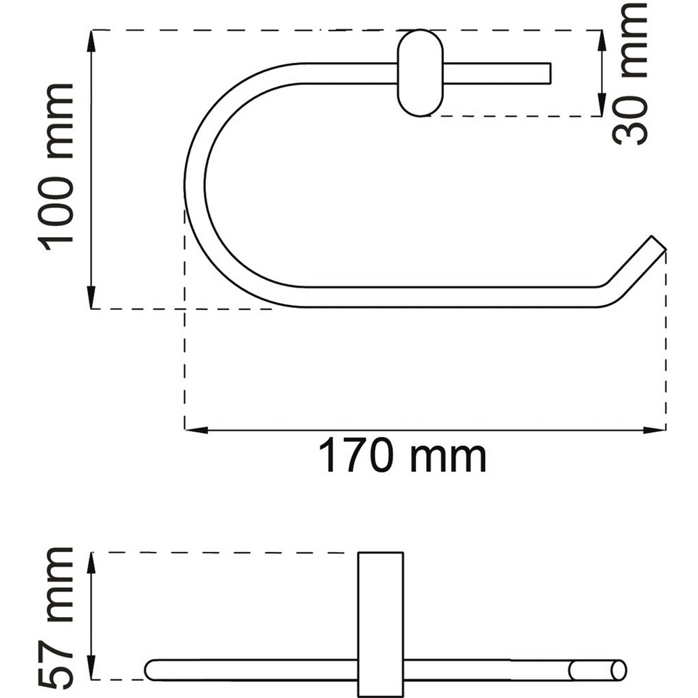 Toalettpappershållare Habo Minerva