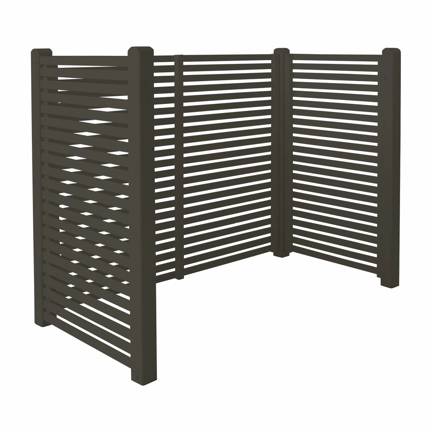 Avfallsskjul PLUS Tokyo Umbragrå 197x100x148 cm