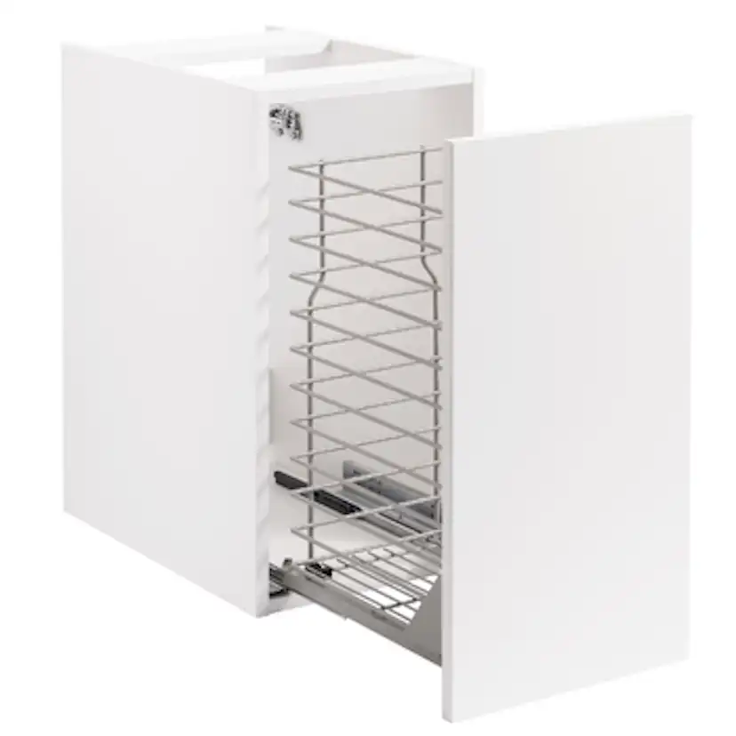 Tvättställsskåp Alterna Isella Tvättkorg med Bänkskiva Kvartskomposit och Rektangulärt Tvättställ