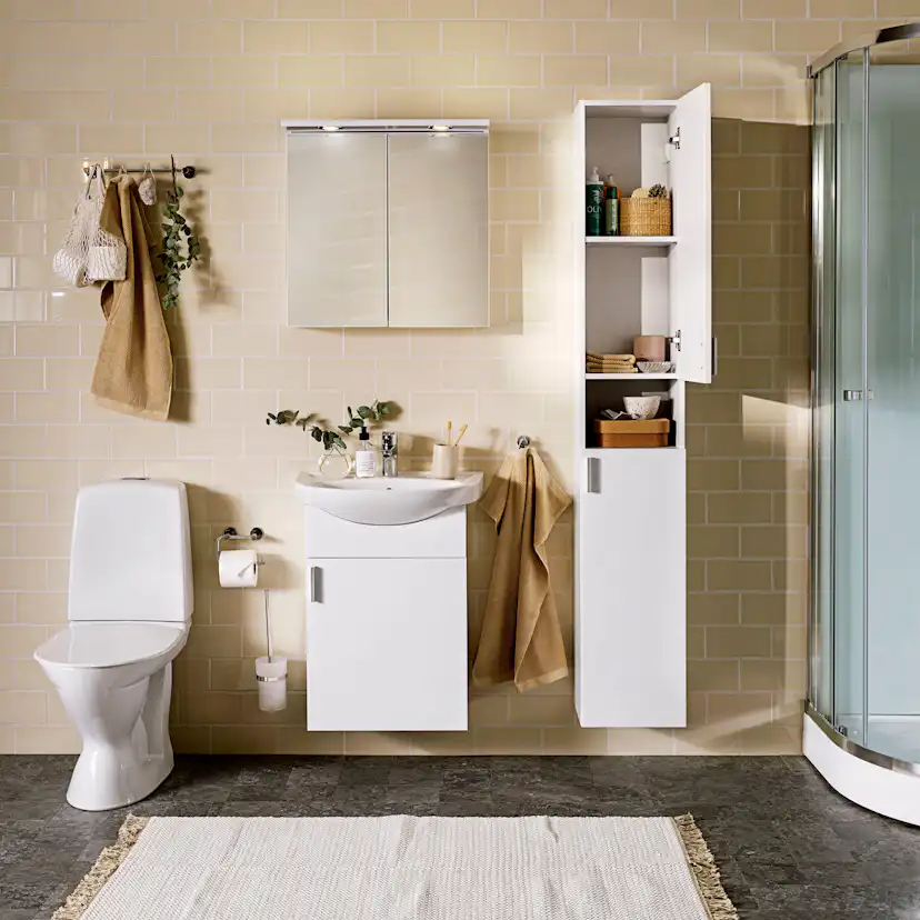 Spegelskåp Alterna Basic Aqua