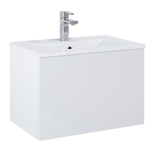 Tvättställsskåp Alterna Ella Kompakt med Ariella Porslin Tvättställ