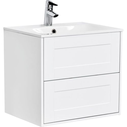 Tvättställsskåp Alterna Gabriella Kompakt med Mineralkomposit Tvättställ