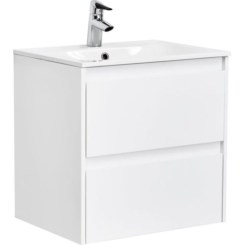 Tvättställsskåp Alterna Luxor med Materialkomposit Tvättställ